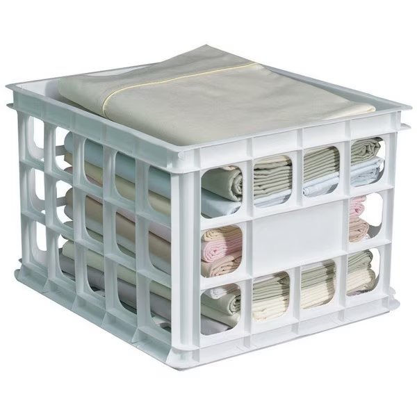 Milk Crate 15X13X10 Wht, Sterilite, Mfr#: 16928006